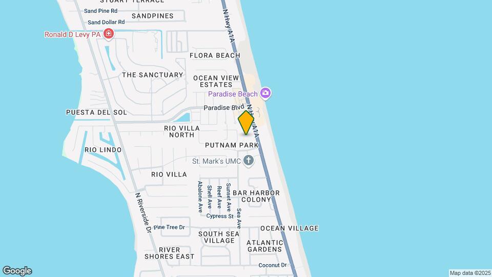 2160 N Hwy A1A Map and Location Details