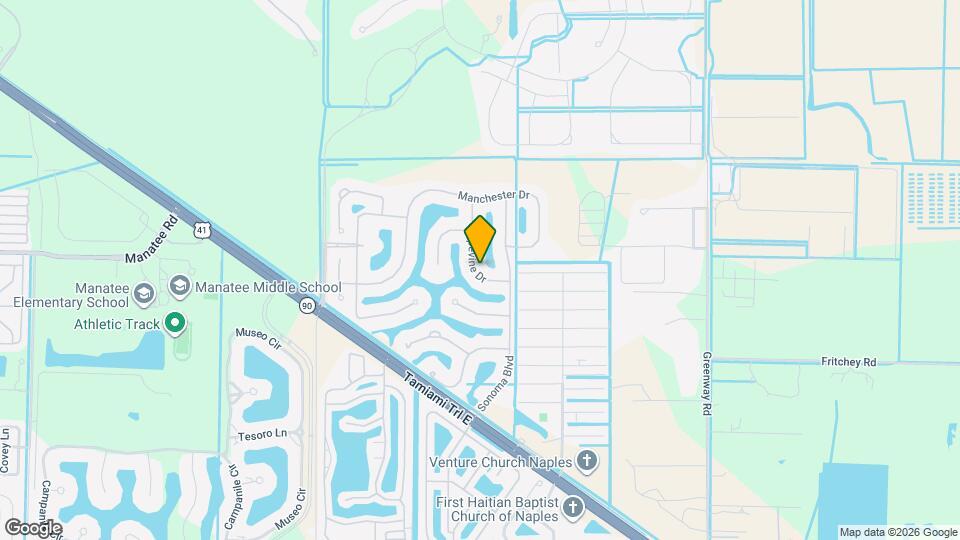 14560 Grapevine Dr Map and Location Details