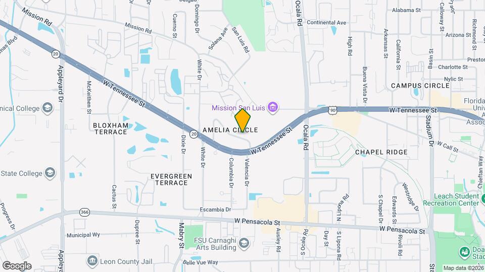 2214 Amelia Cir Map and Location Details