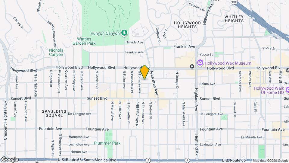 7139 Hawthorn Ave Map and Location Details