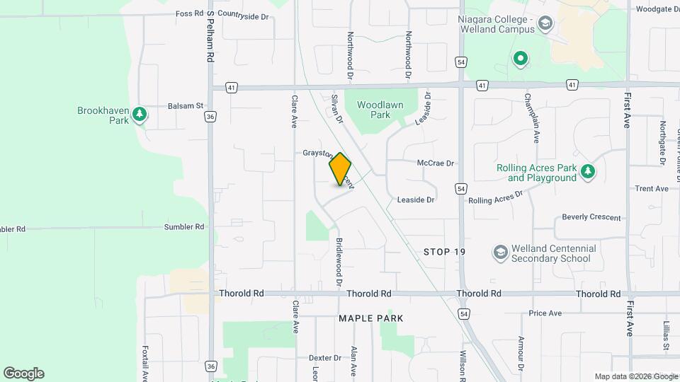 117 Graystone Crescent Map and Location Details