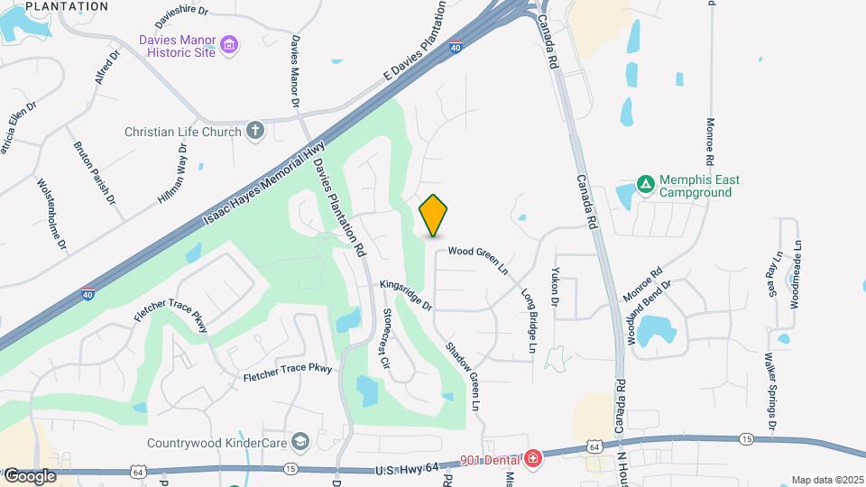 9620 Wood Green Ln Map and Location Details