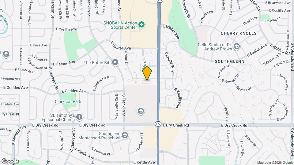 2260 E Geddes Ave, Unit 2260 E Geddes Avenue#F Map and Location Details