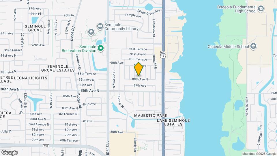 8802 109th Ln N Map and Location Details