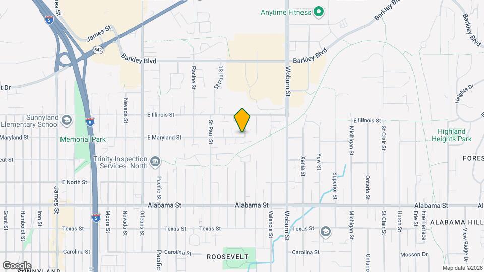 2805-2807 Undine St Map and Location Details