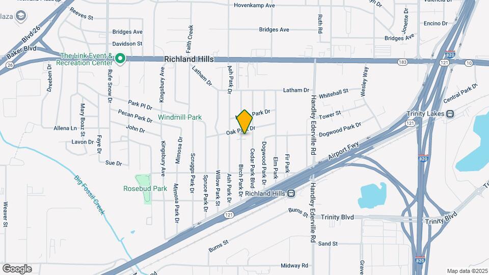 2906 Birch Park Dr Mapa y Detalles de la Ubicación