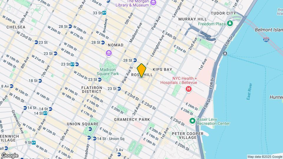 134-136 E 26th St Mapa y Detalles de la Ubicación