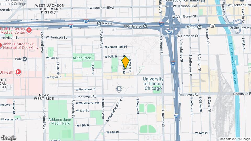 919 S Carpenter St Map and Location Details