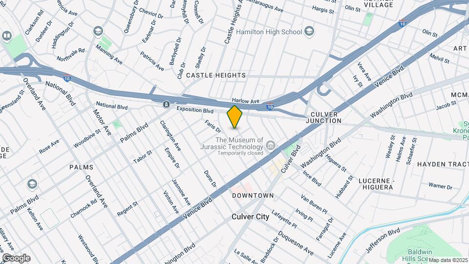 3655 Cardiff Ave Mapa y Detalles de la Ubicación