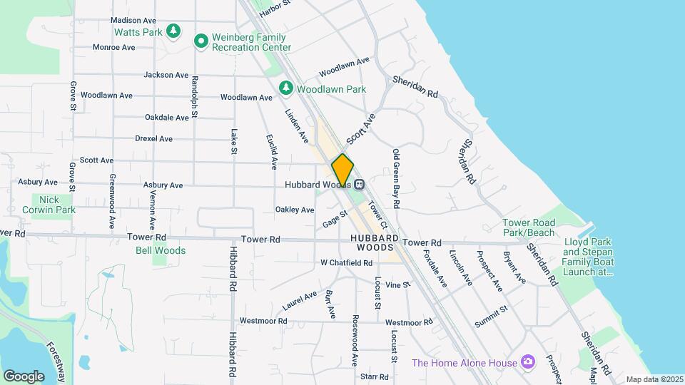 964 Green Bay Rd Map and Location Details