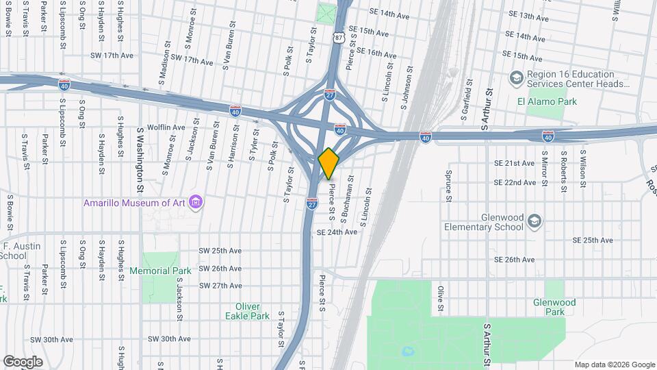 2106 S Pierce St Map and Location Details