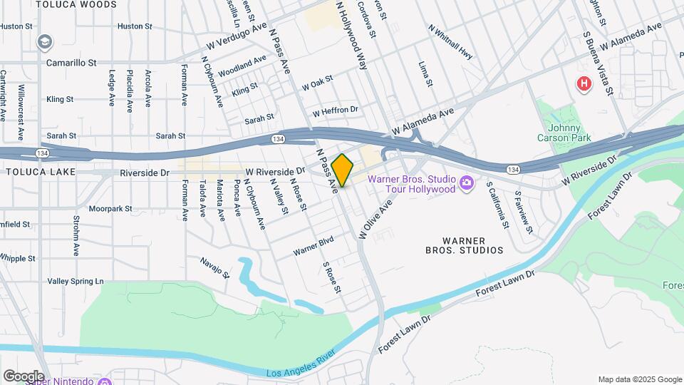 154 N Pass Ave Map and Location Details