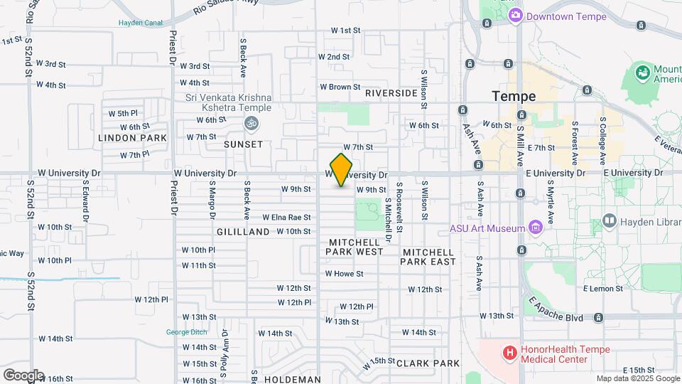 820 W 9th St Map and Location Details