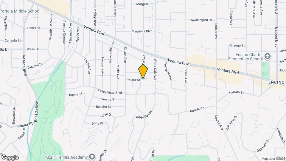 4912 Alonzo Ave Mapa y Detalles de la Ubicación