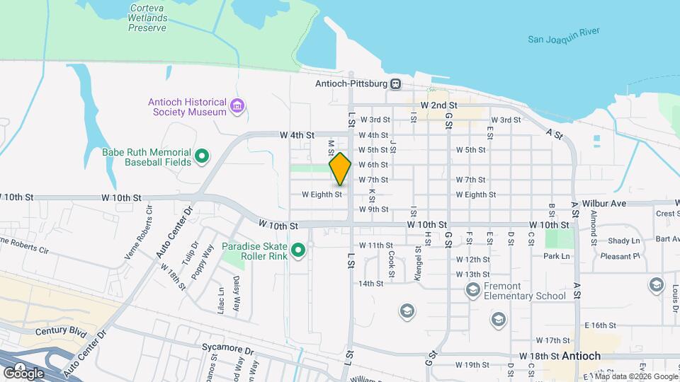 1112 W Eighth St Map and Location Details