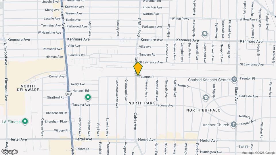 497 Colvin Ave Map and Location Details