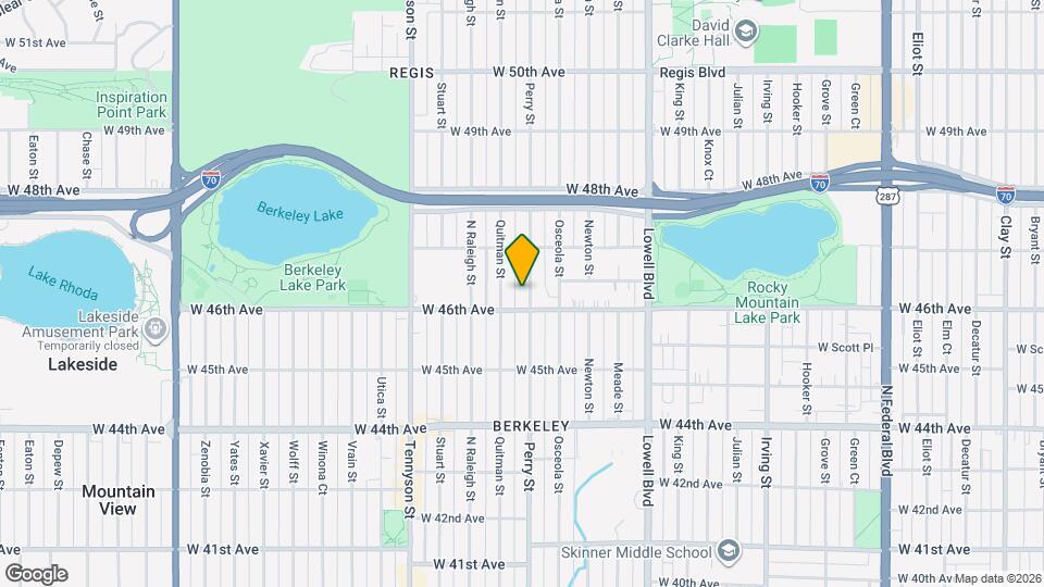 4615 Perry St Map and Location Details