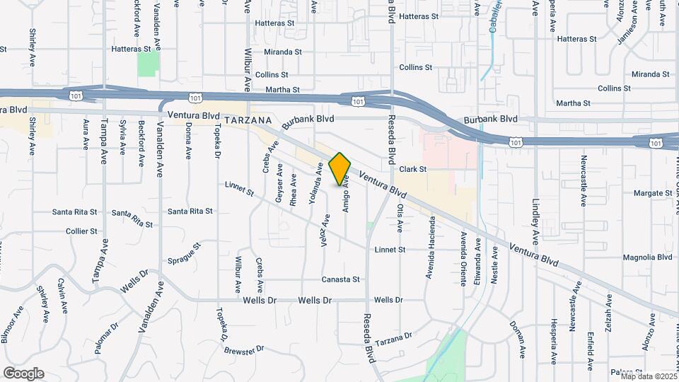5425 Amigo Ave Map and Location Details
