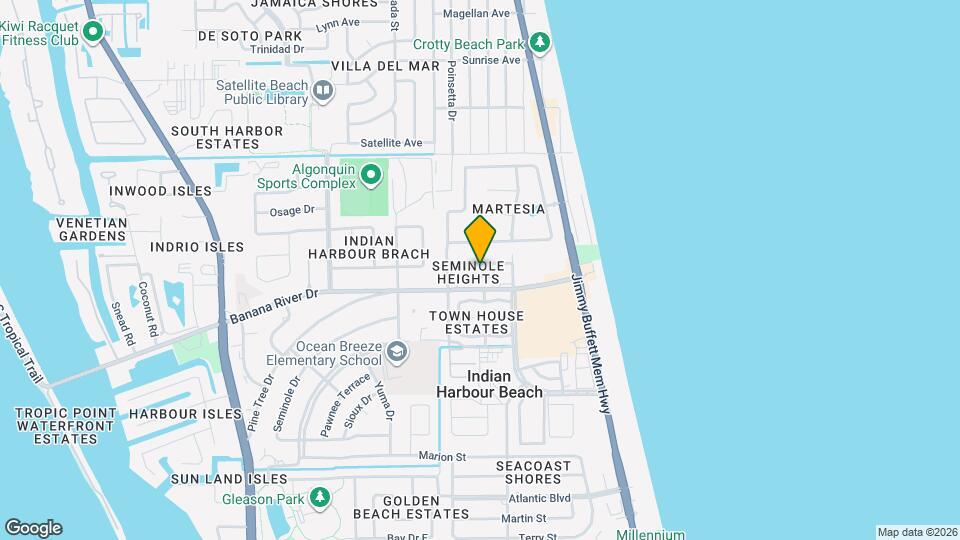 Ocean Harbour Apartment Homes Map and Location Details