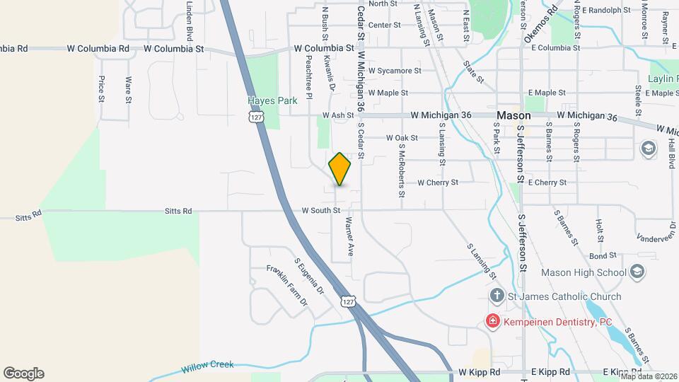 719 Peachtree Pl Map and Location Details