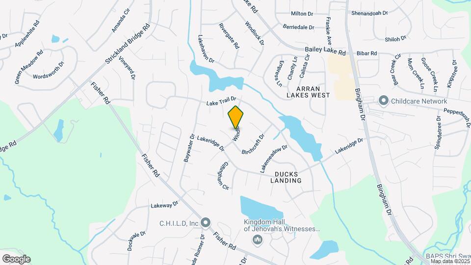 2052 Windlock Dr Map and Location Details