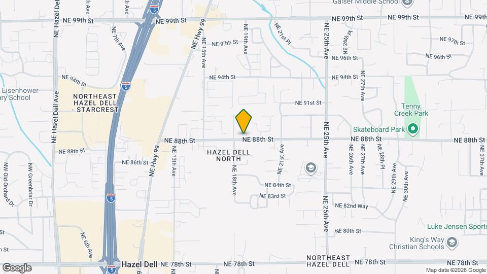 1821 NE 88th Cir Map and Location Details