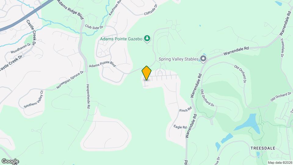 1204 Pointe View Dr Map and Location Details