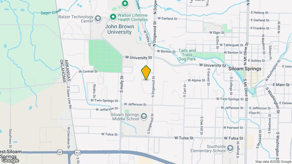 1365 W Twin Springs St Map and Location Details