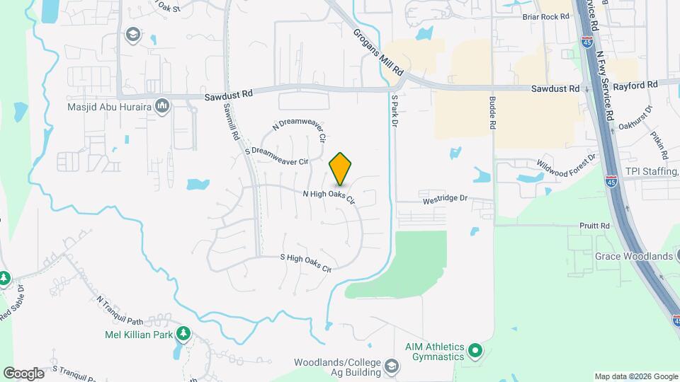 40 Country Forest Ct Map and Location Details