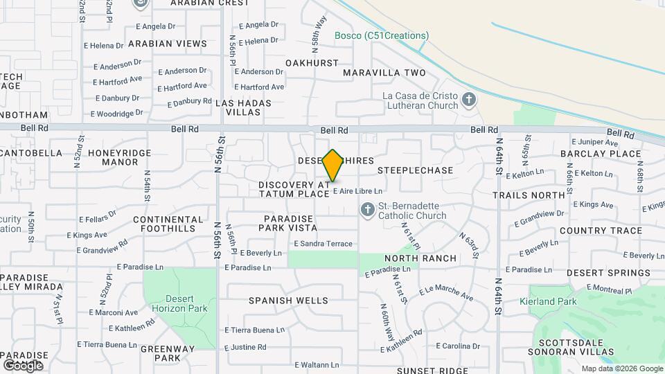5924 E Aire Libre Ln Map and Location Details