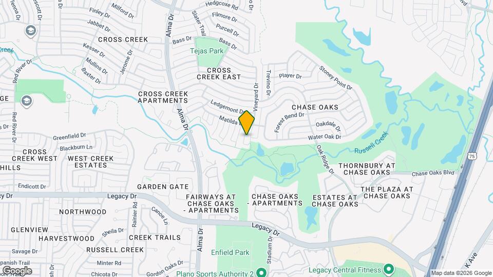 7309 Vineyard Dr Map and Location Details