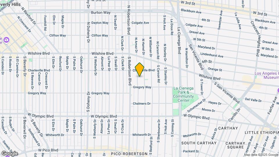 212 S Arnaz Dr Map and Location Details