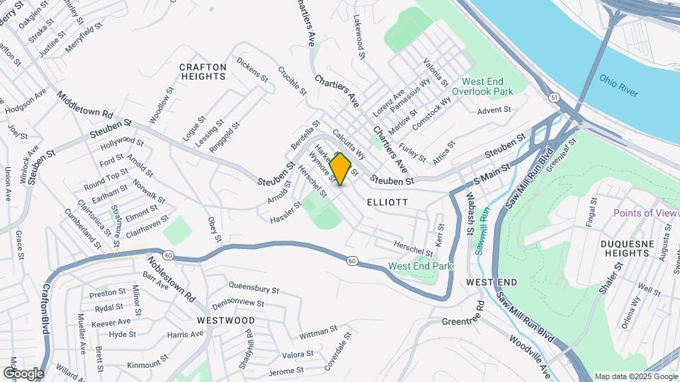 801 Wymore St Map and Location Details