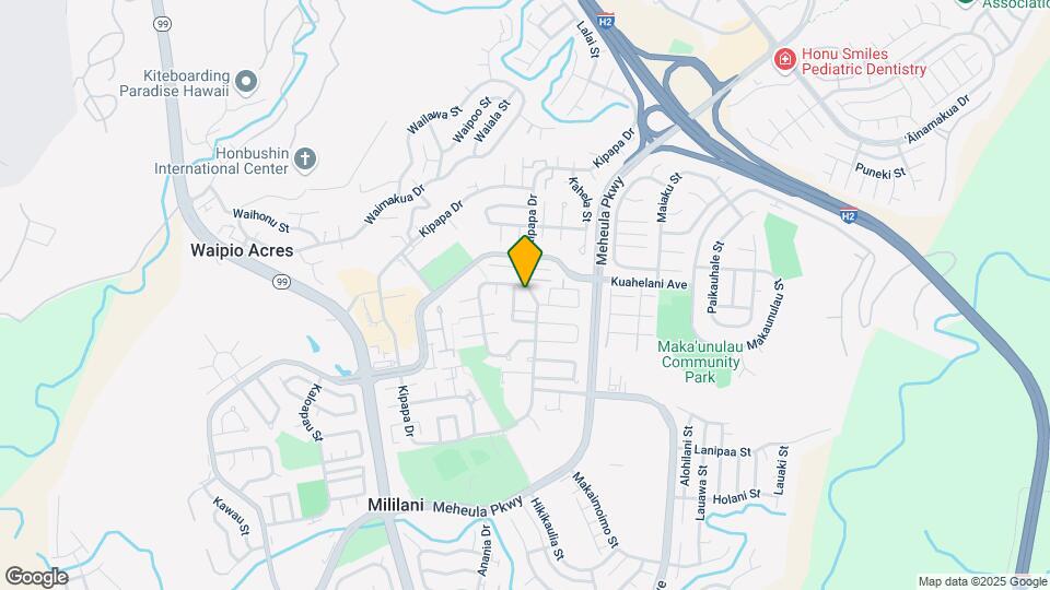 Mililani Town Houses Map and Location Details