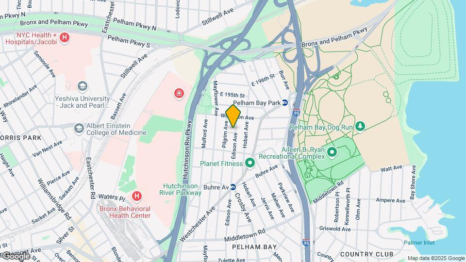 1951 Edison Ave Map and Location Details