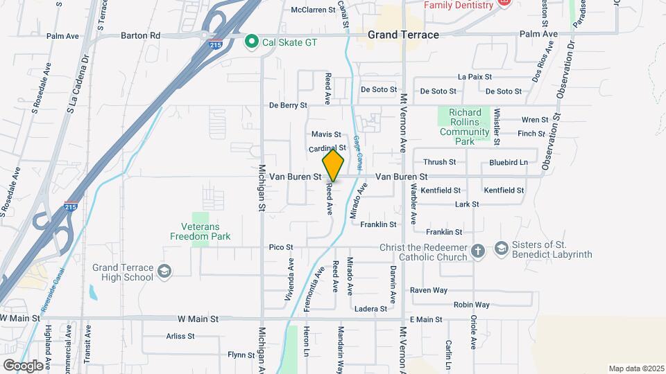 12527 Reed Ave Map and Location Details