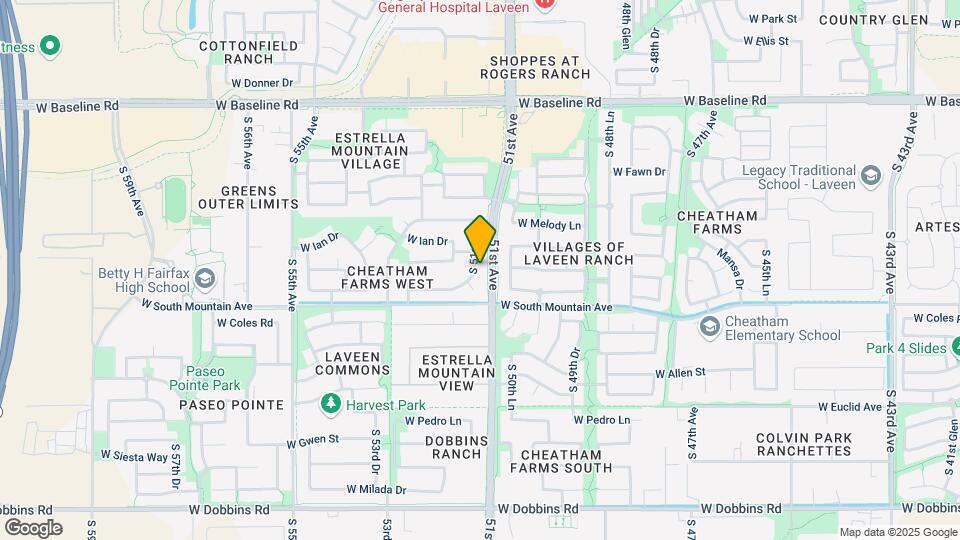 8213 S 51st Dr Map and Location Details