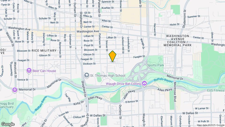 4307 Dickson St Map and Location Details