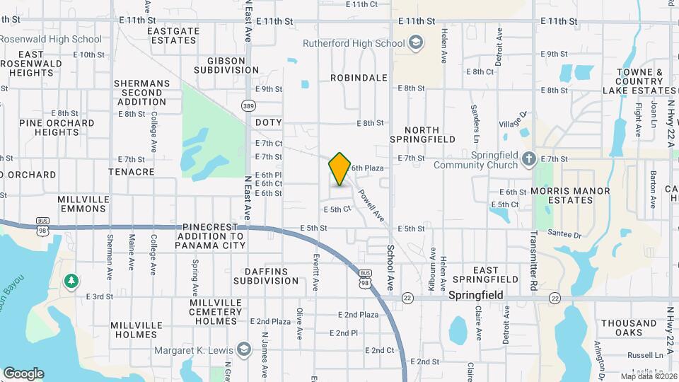 518 Everitt Ave Map and Location Details