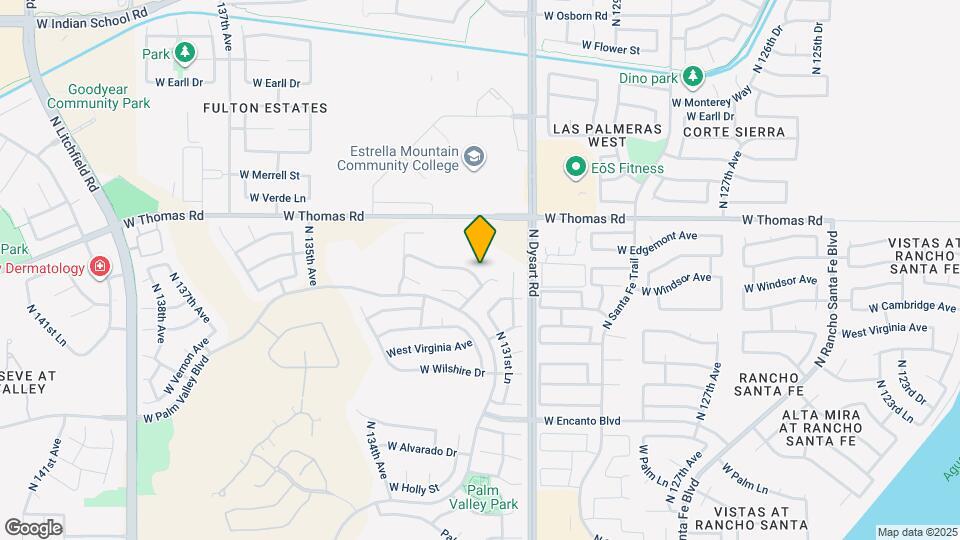 13232 W Edgemont Ave Map and Location Details
