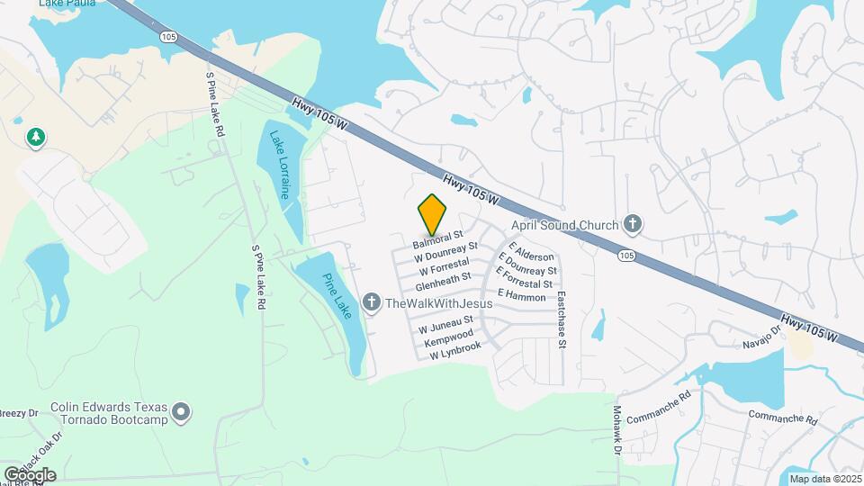 16919 Balmoral St Mapa y Detalles de la Ubicación