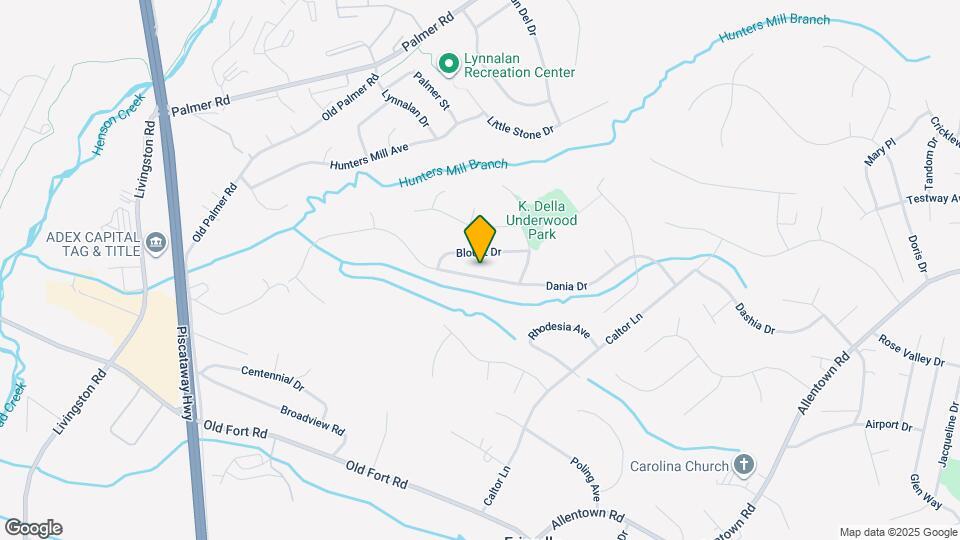 1708 Dania Dr Map and Location Details