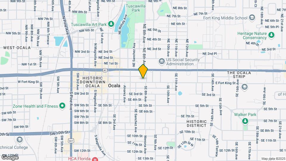 733 E Fort King St Map and Location Details