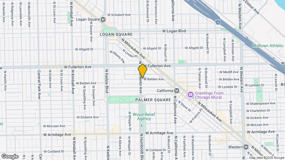 2953 W Belden Ave Map and Location Details