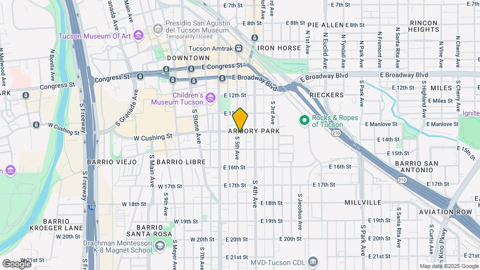 220 E 14th St Map and Location Details