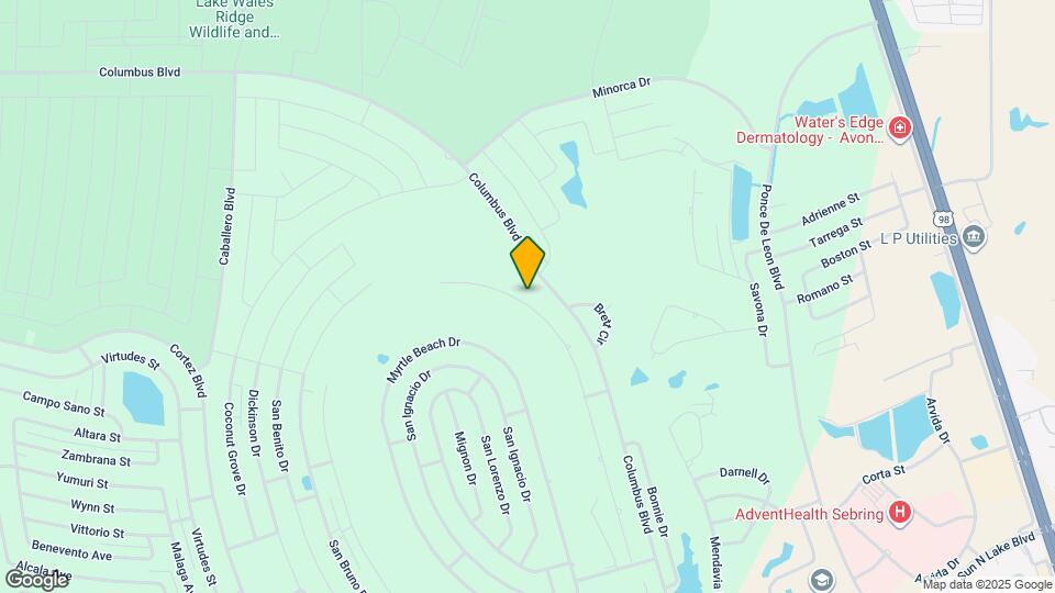 4830 Pebble Beach Dr Map and Location Details