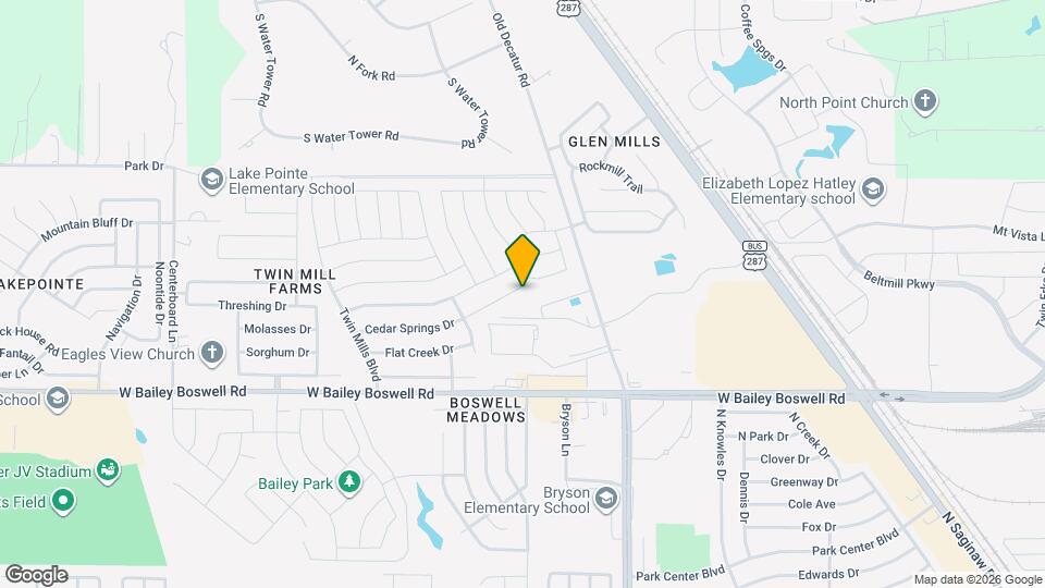 4717 Cedar Springs Dr Mapa y Detalles de la Ubicación