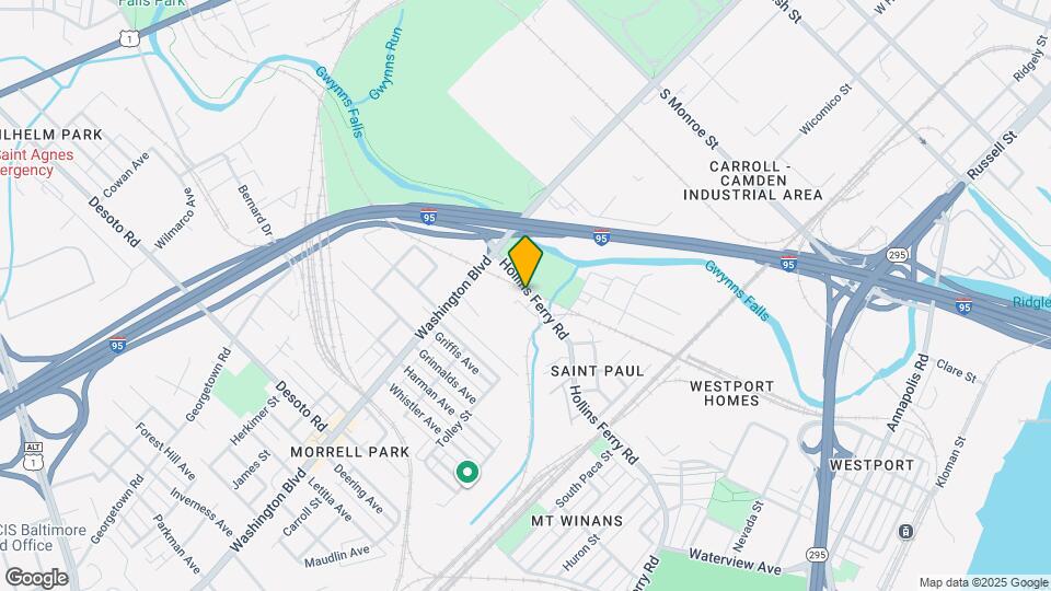 1948 Hollins Ferry Rd Map and Location Details