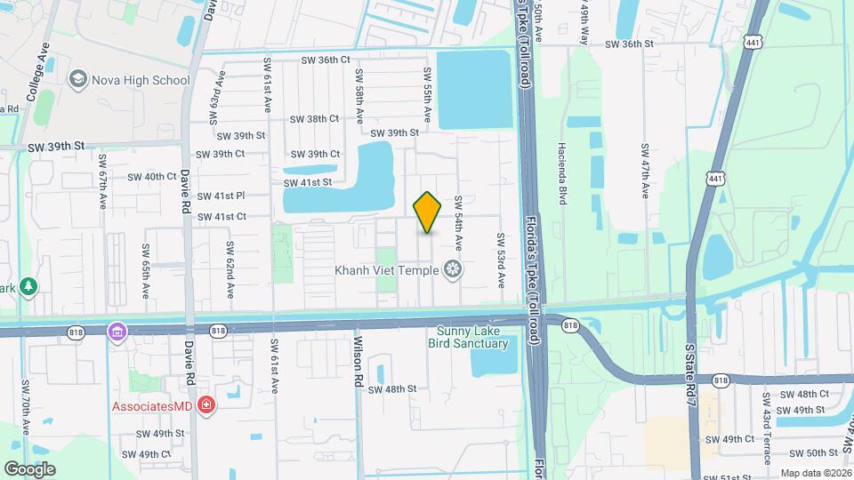 4231 SW 55th Ave Mapa y Detalles de la Ubicación