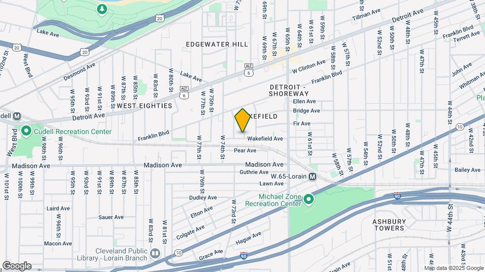 7012 Wakefield Ave Map and Location Details